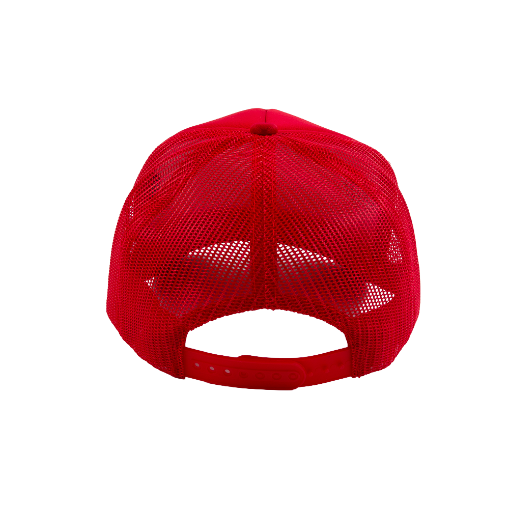 Mass Street Foam trucker Hat - Lawrence Red & Blue