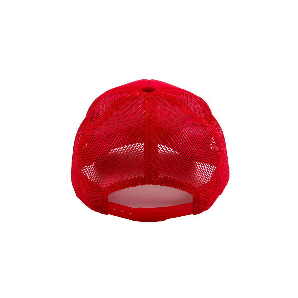 Support Local Barbecue™ Trucker Hat – Football Red & Gold