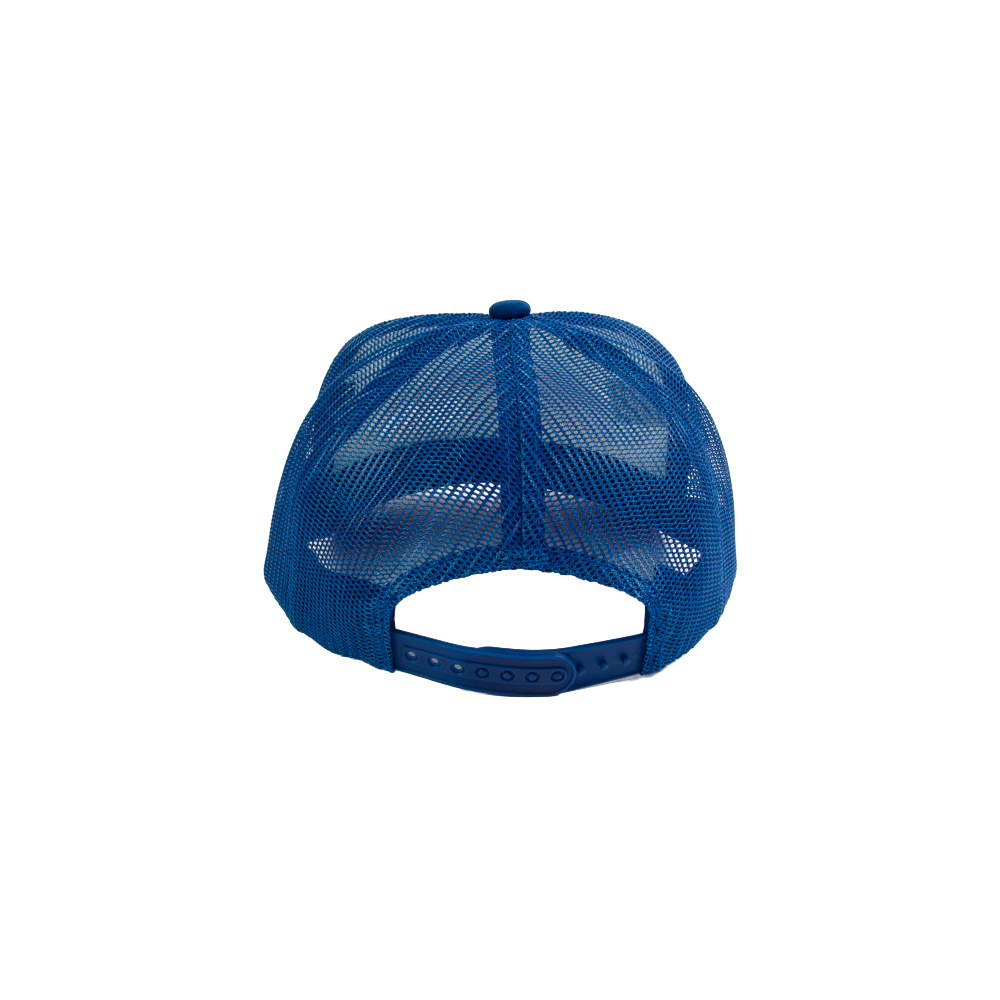 PAKO DESIGNS - APPALACHIAC® 5 PANEL CURVED BILL FOAM TRUCKER HAT - RED/WHITE/BLUE