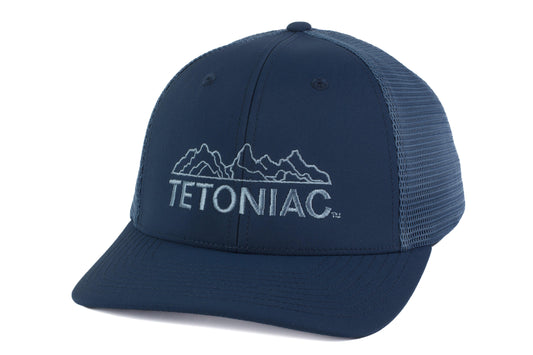 EMBROIDERED TETONIAC™ HOOD RIVER SNAPBACK - PACIFIC BLUE - PAKO Designs