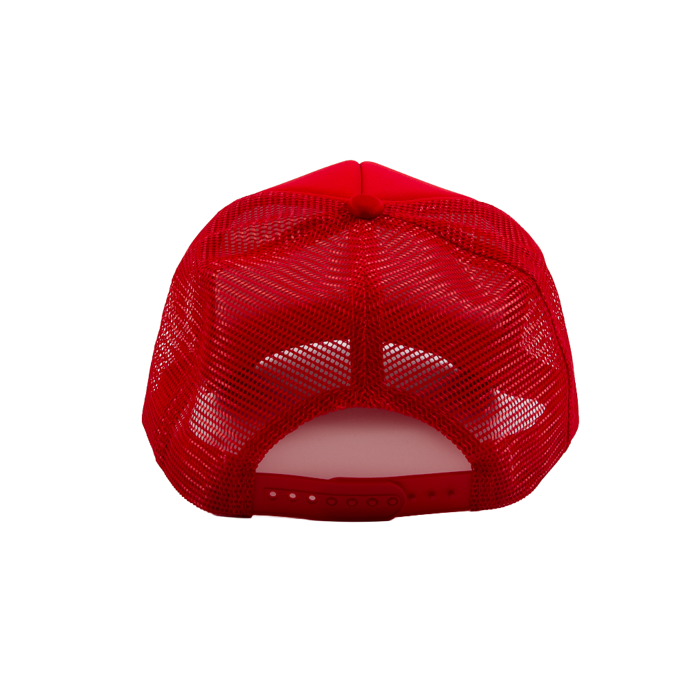 "Smile You're In KC" Foam Trucker Hat - Football Red
