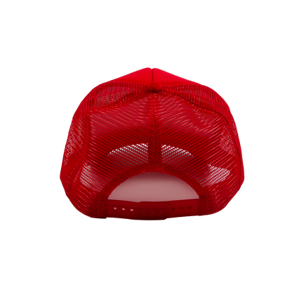 "Smile You're In KC" Foam Trucker Hat - Football Red