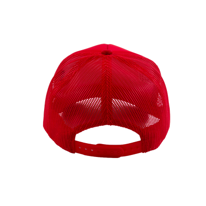 Mass Street Foam trucker Hat - Lawrence Red & Blue