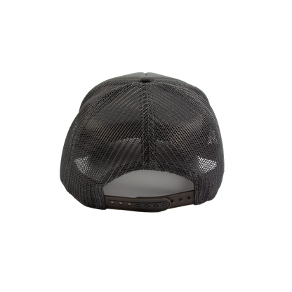 PAKO DESIGNS - APPALACHIAC® 5 PANEL CURVED BILL FOAM TRUCKER HAT - GREY/ELECTRIC LIME