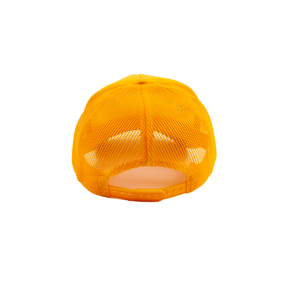 Support Local Barbecue™ Trucker Hat – Football Gold & Red