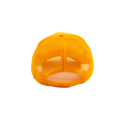 Support Local Barbecue™ Trucker Hat – Football Gold & Red