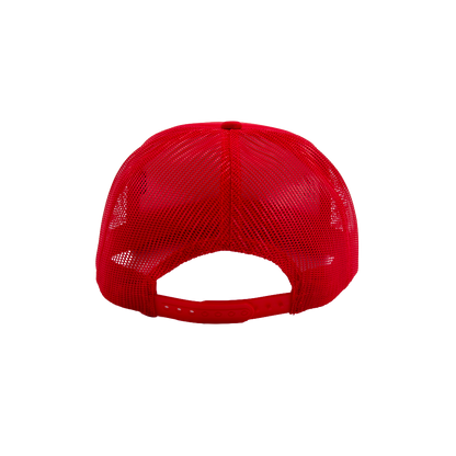 Support Local Barbecue™ Trucker Hat – Soccer Red & Teal