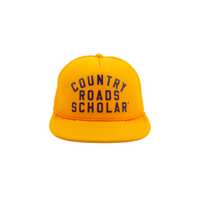 Country Road Scholar™ Foam Trucker Hat - Gold & Navy