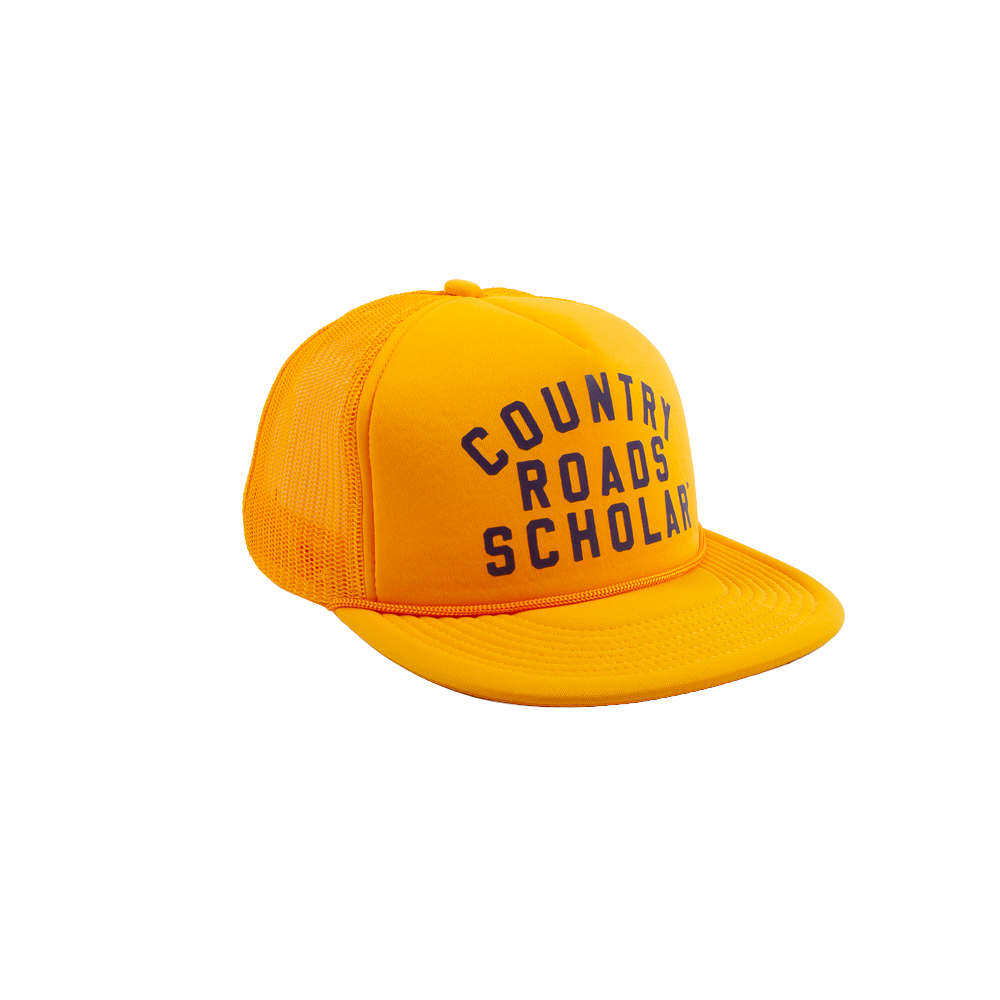 Country Road Scholar™ Foam Trucker Hat - Gold & Navy