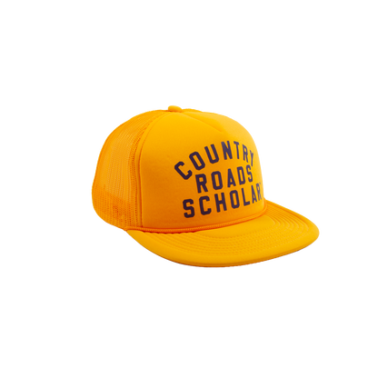 Country Road Scholar™ Foam Trucker Hat - Gold & Navy