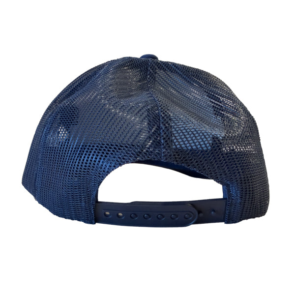 PAKO DESIGNS - COUNTRY ROADS SCHOLAR™ - FOAM TRUCKER HAT - NAVY & GOLD