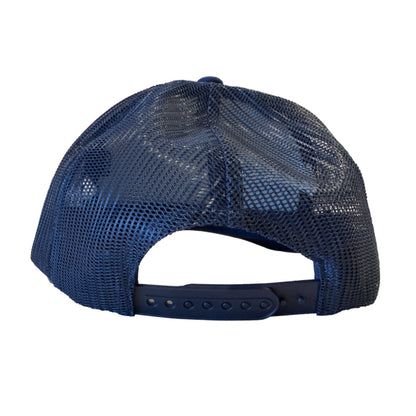 PAKO DESIGNS - COUNTRY ROADS SCHOLAR™ - FOAM TRUCKER HAT - NAVY & GOLD