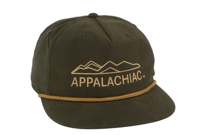 APPALACHIAC™ GRANDPA ROPE SNAPBACK - LODEN - PAKO Designs