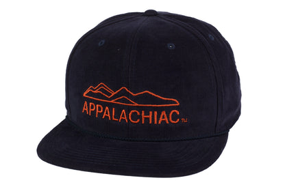 EMBROIDERED APPALACHIAC™ CORDUROY SNAPBACK - DARK NAVY - PAKO Designs