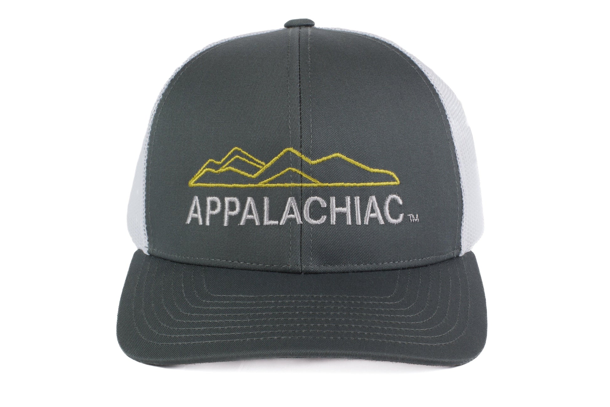 EMBROIDERED APPALACHIAC™ TRUCKER SNAPBACK - GRAPHITE/WHITE - PAKO Designs