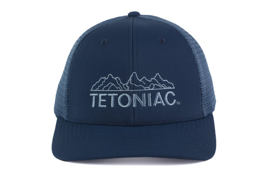 EMBROIDERED TETONIAC™ HOOD RIVER SNAPBACK - PACIFIC BLUE - PAKO Designs