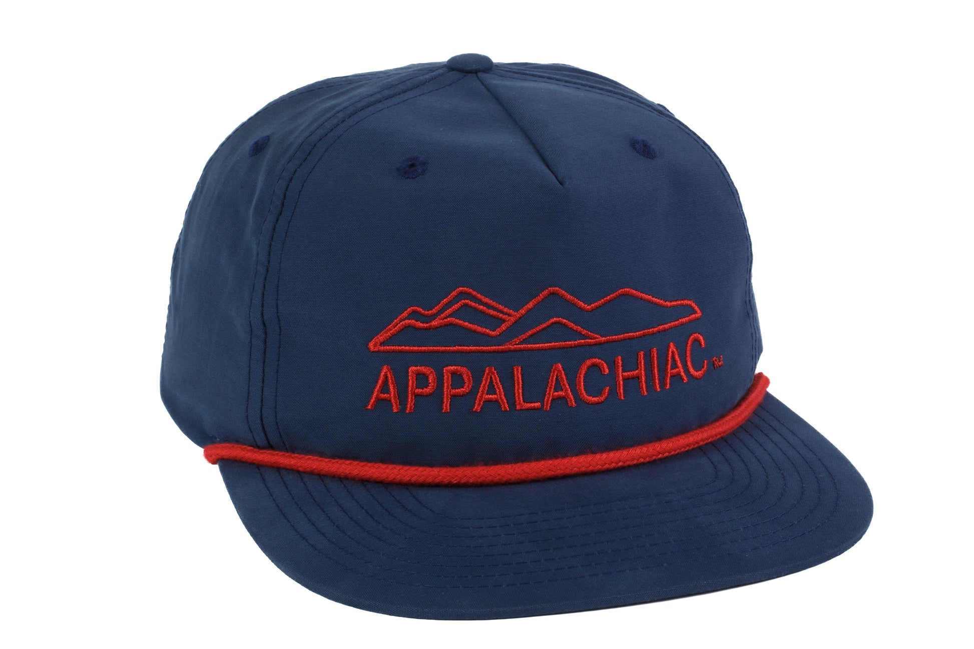 EMBROIDERED APPALACHIAC™ GRANDPA ROPE SNAPBACK - NAVY - PAKO Designs
